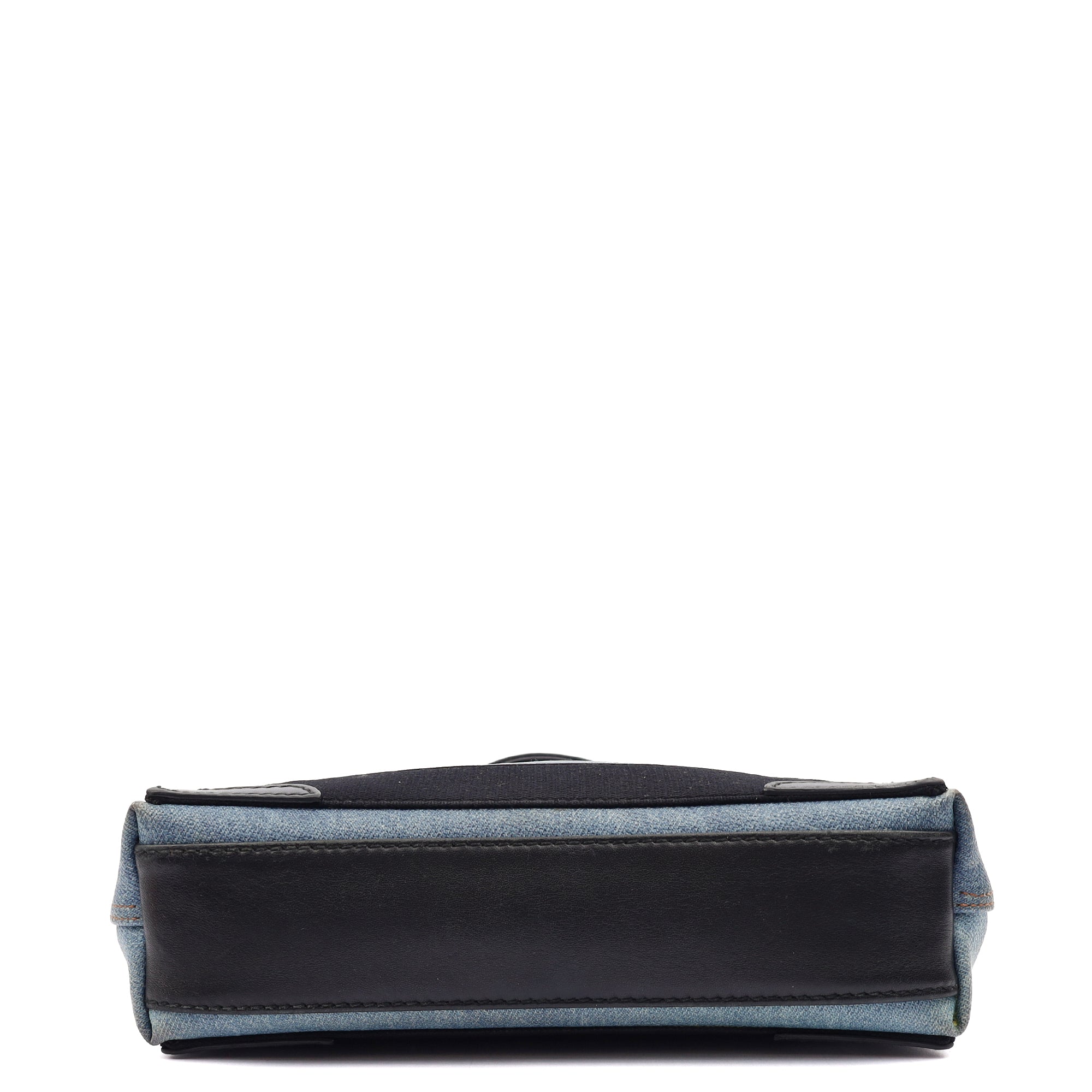 Balenciaga Mini Bag Cabas  in Blue, Fabric — Top View
