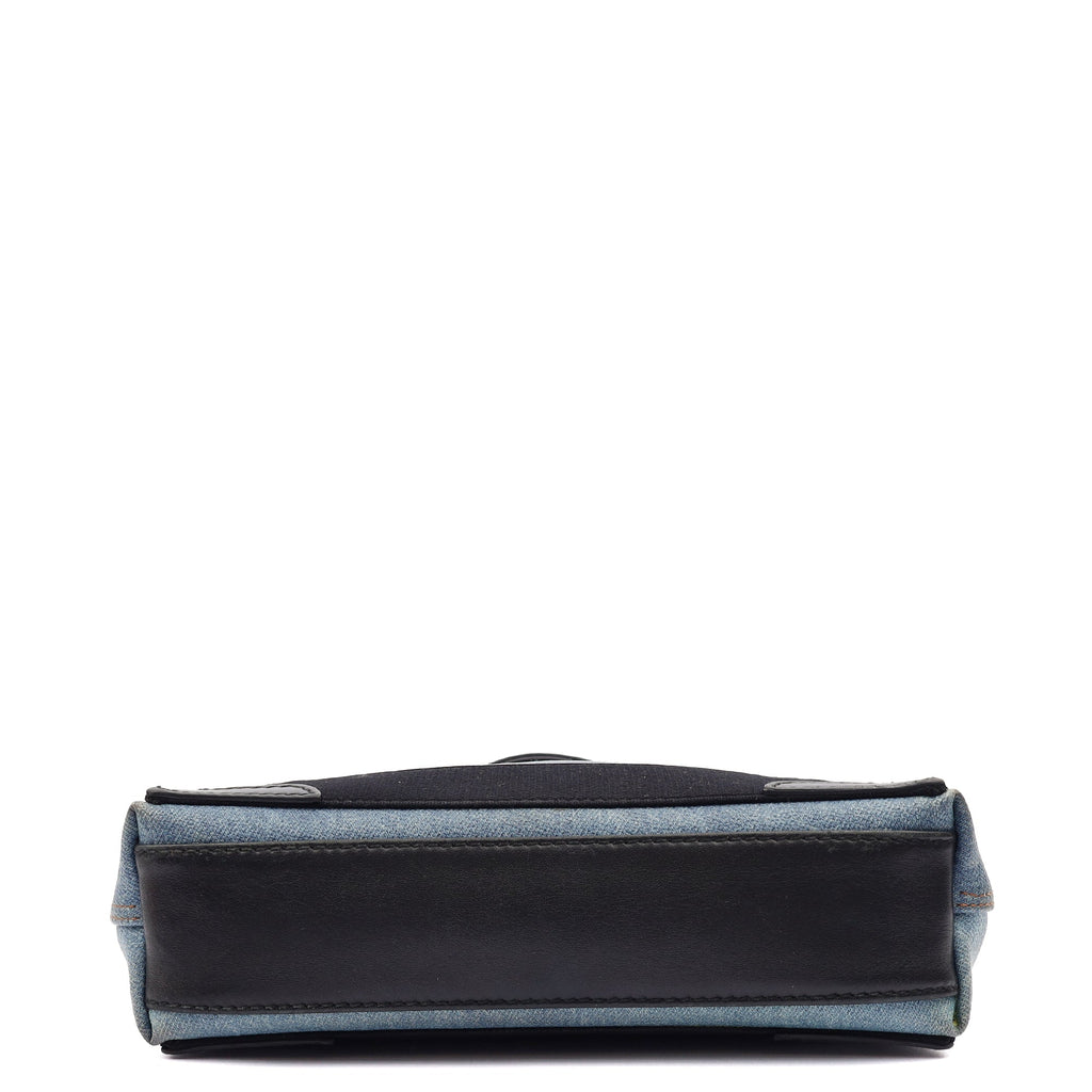 Balenciaga Mini Bag Cabas  in Blue, Fabric — Alternate View 11