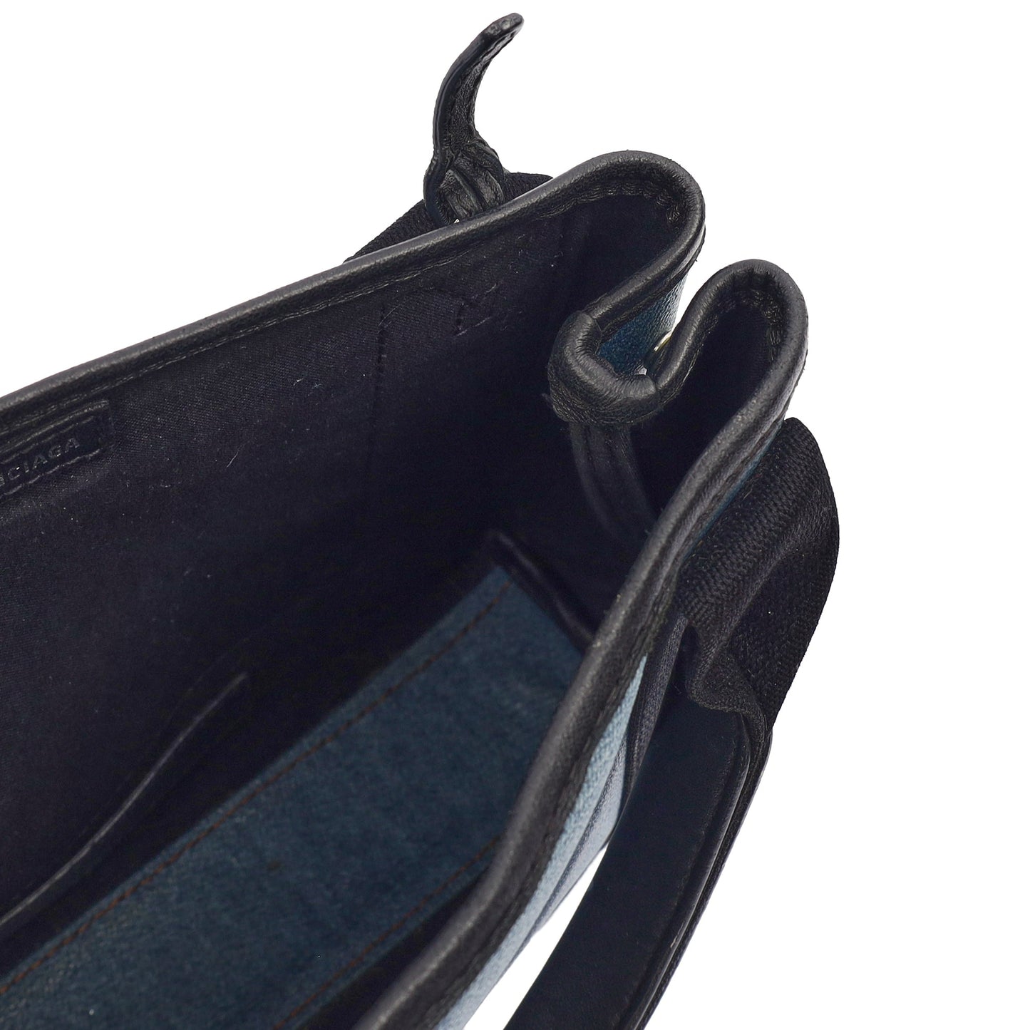 Balenciaga Mini Bag Cabas  in Blue, Fabric — Alternate View 14