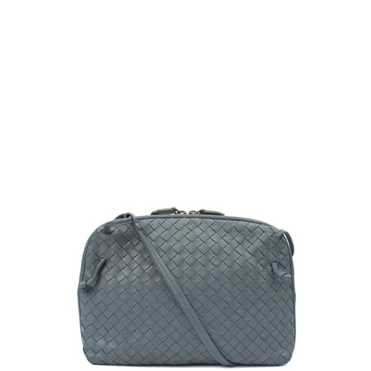 Bottega Veneta Cross Body Intrecciato Crossbody in Black, Intrecciato Nappa — Alternate View 9