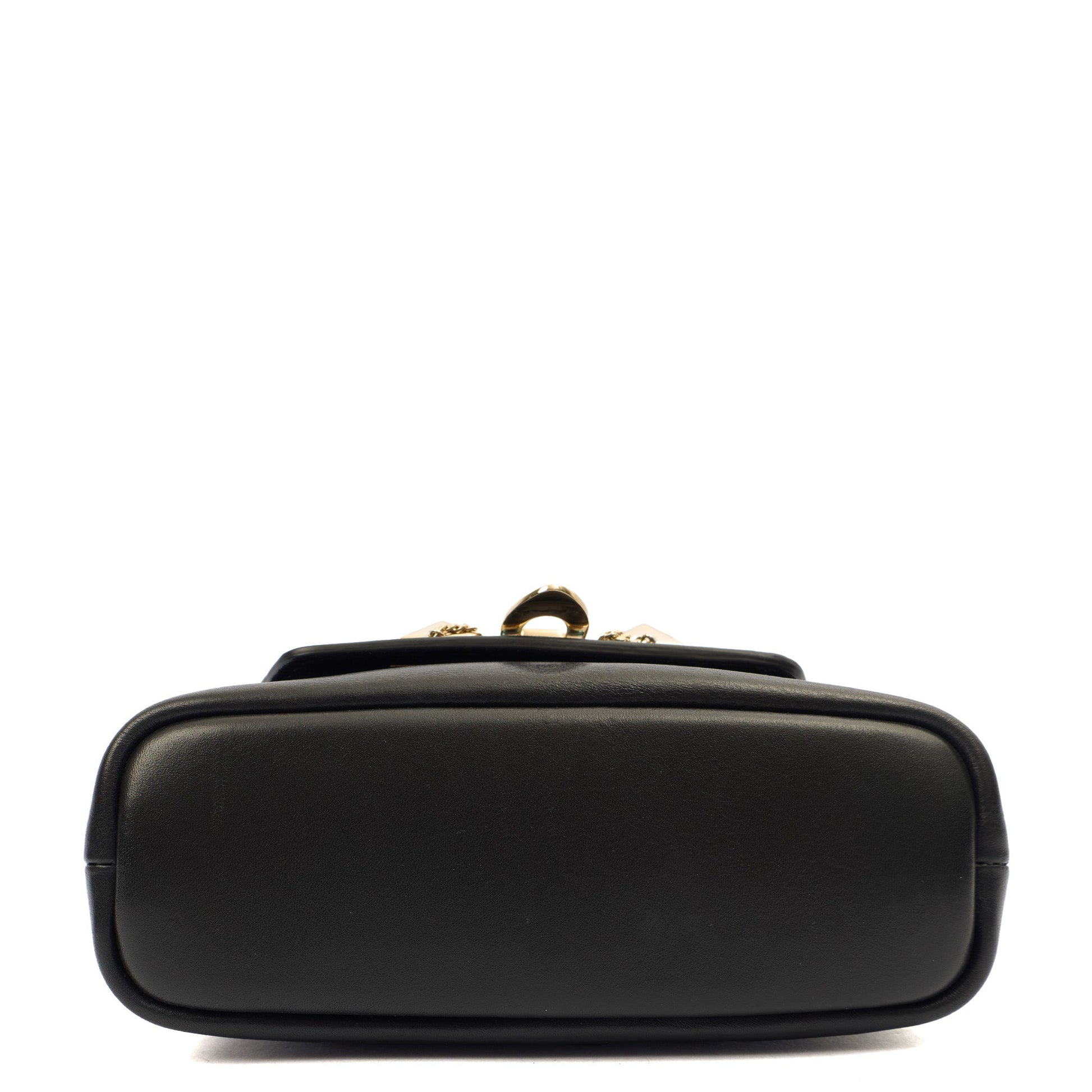 Valentino Shoulder Bag Demilune Shoulder Bag in Black, Calfskin — Alternate View 16