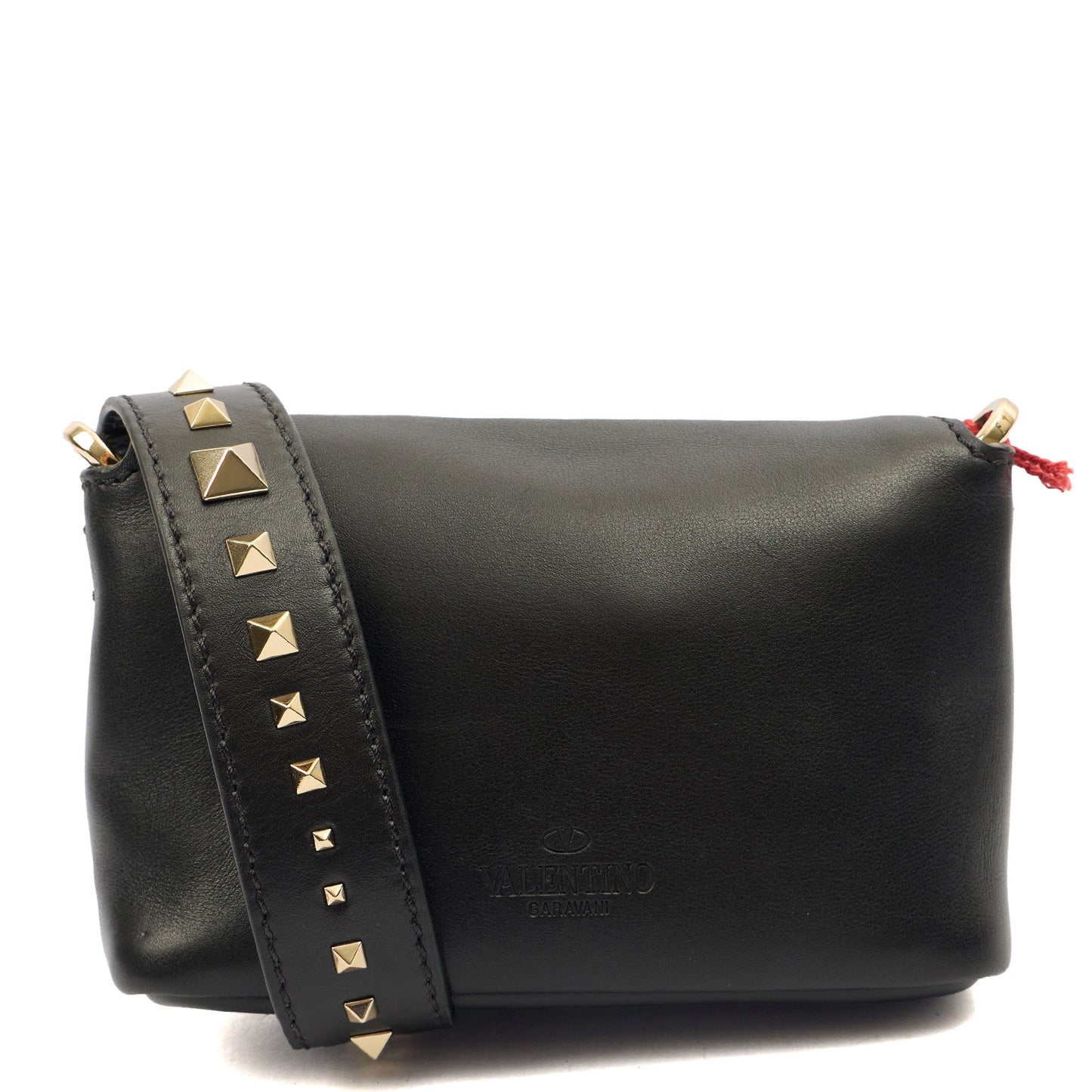 Valentino Shoulder Bag Demilune Shoulder Bag in Black, Calfskin — Alternate View 15