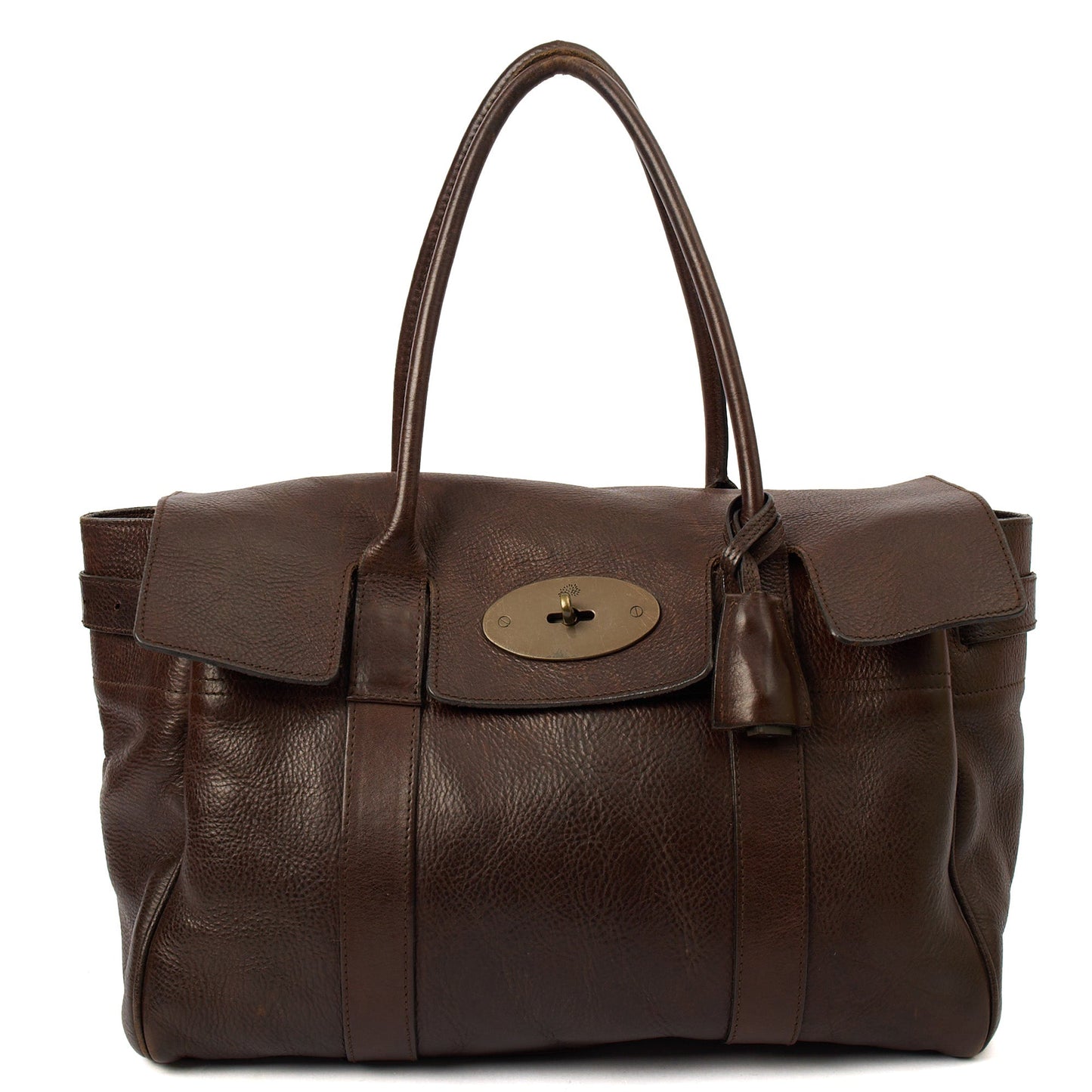 Mulberry Tote Bayswater Heritage in Brown, Leather — Front View
