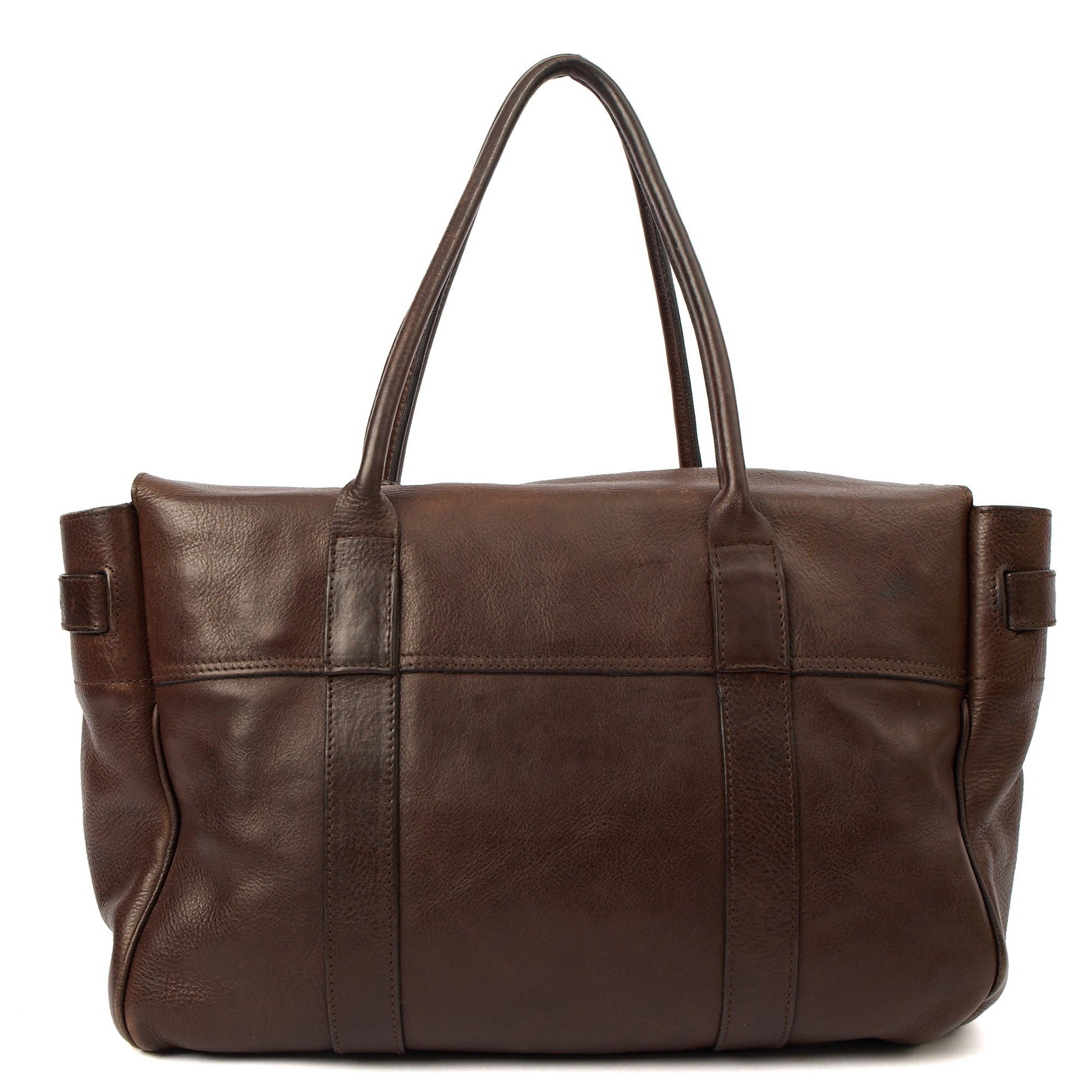 Mulberry Tote Bayswater Heritage in Brown, Leather — Detail View