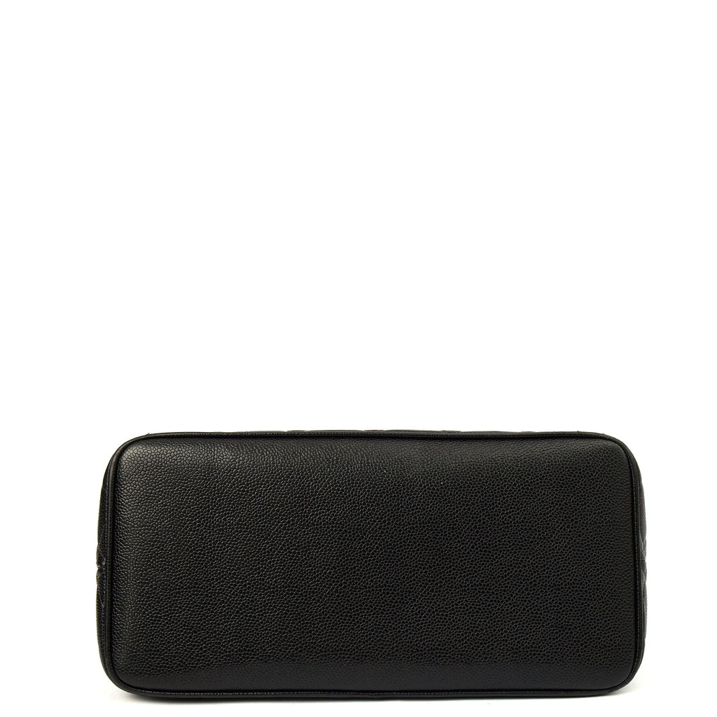 Chanel Tote Medaillon Tote in Black, Caviar Leather — Alternate View 23