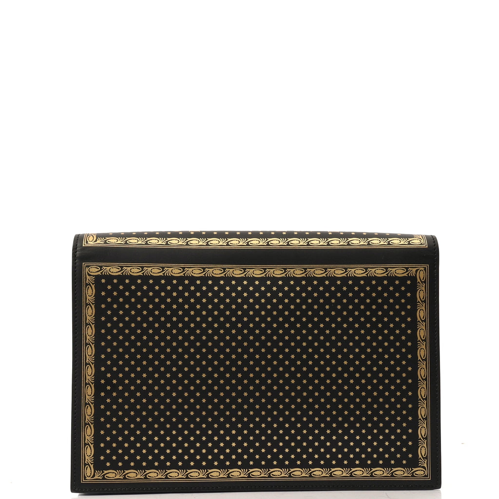 Gucci Clutch Logo Portfolio Clutch  in Black, Leather — Alternate View 12