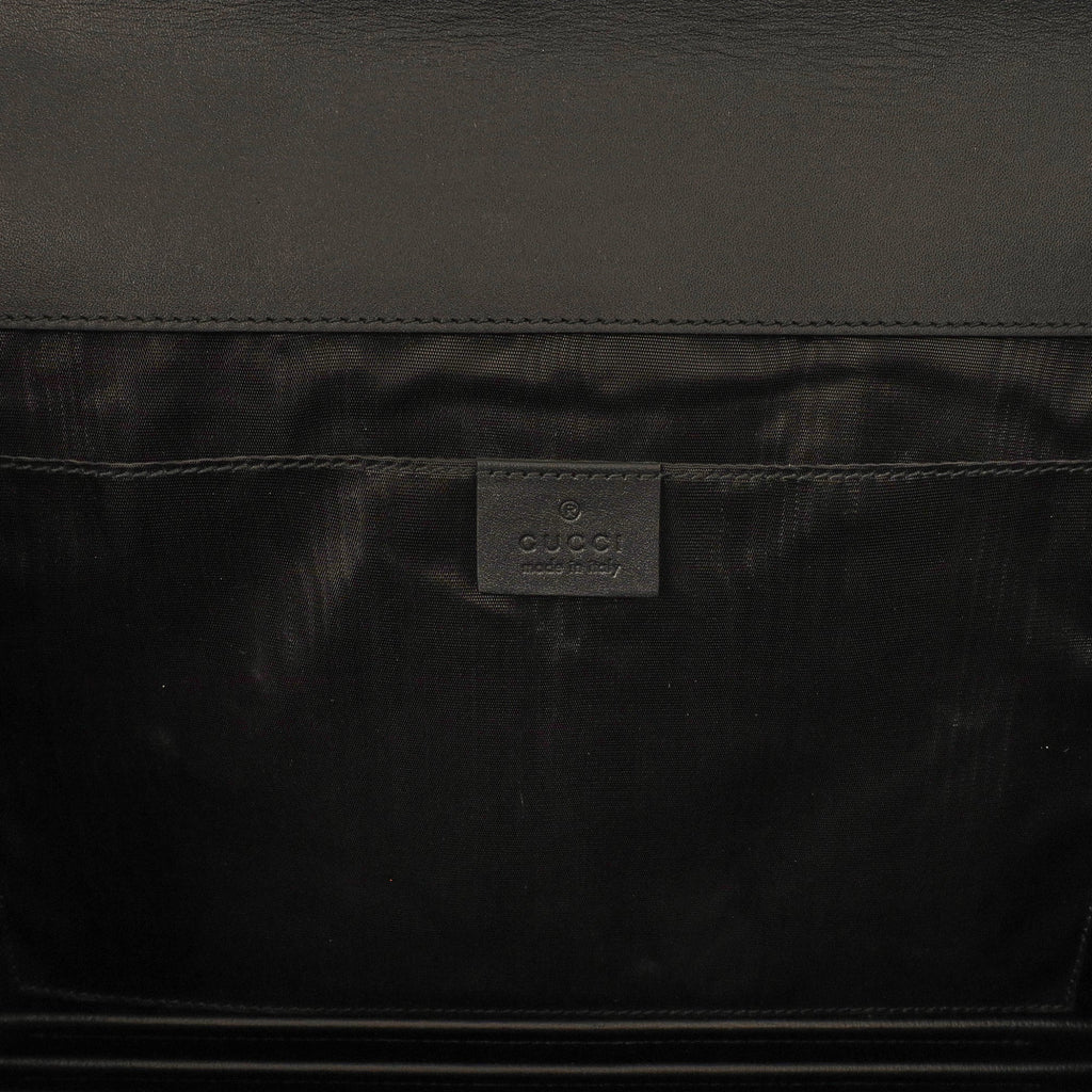 Gucci Clutch Logo Portfolio Clutch  in Black, Leather — Alternate View 17