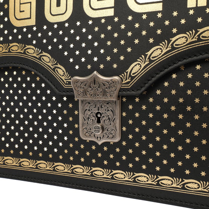 Gucci Clutch Logo Portfolio Clutch  in Black, Leather — Lifestyle View