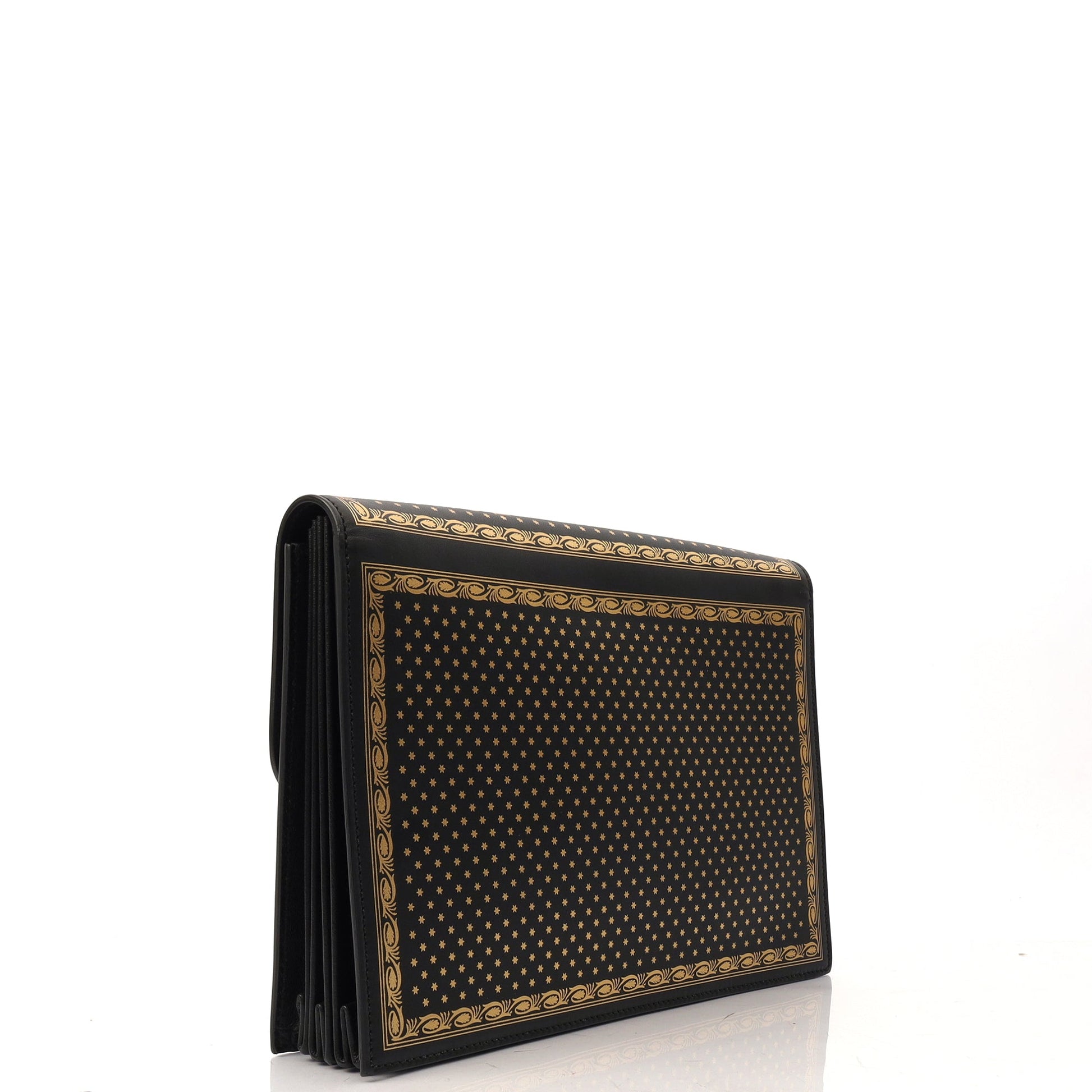 Gucci Clutch Logo Portfolio Clutch  in Black, Leather — Alternate View 11