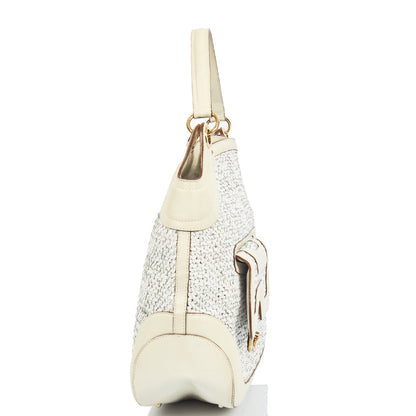 Anya Hindmarch Tote in Neutral, Leather — Back View