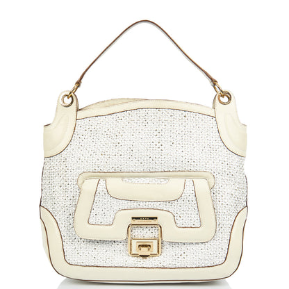 Anya Hindmarch Tote in Neutral, Leather — Front View