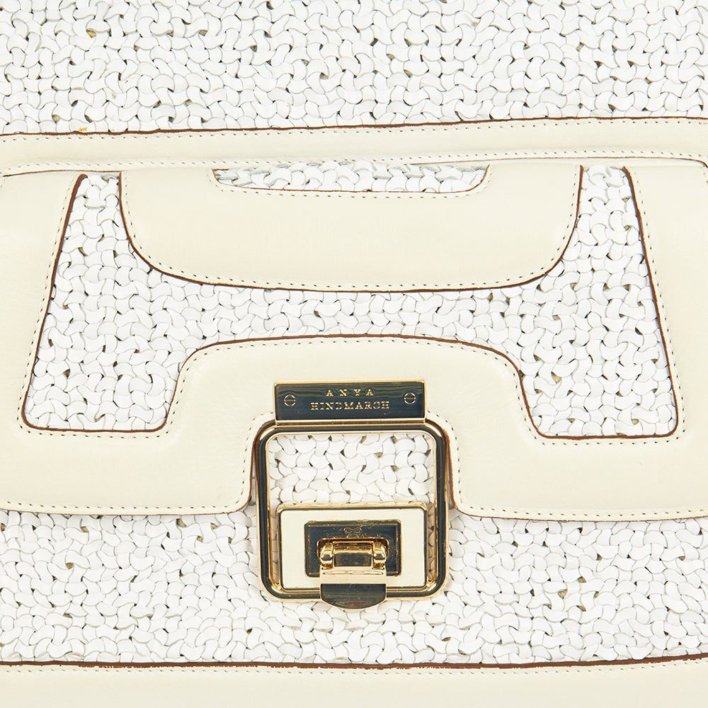 Anya Hindmarch Tote in Neutral, Leather — Alternate View 8