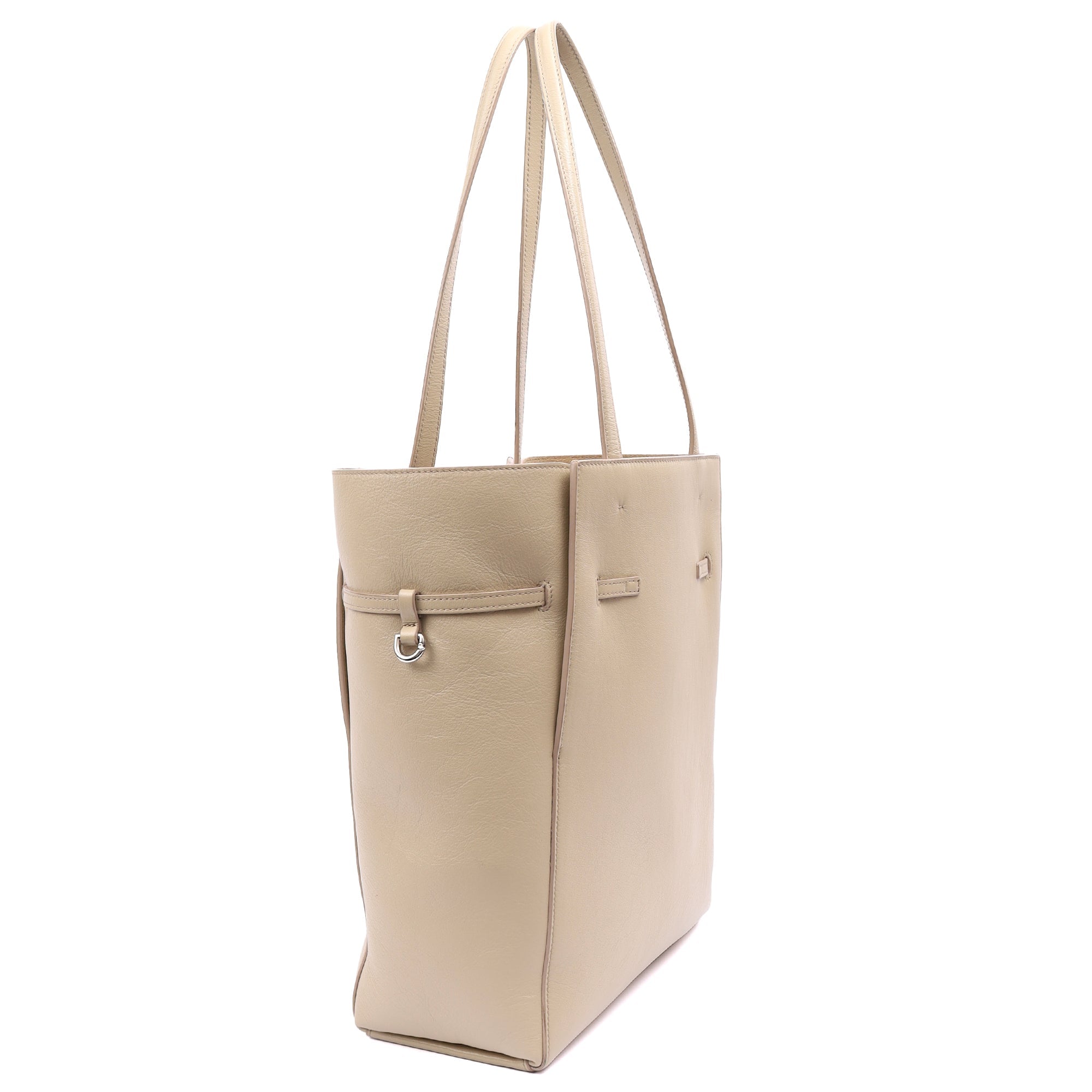 Givenchy Tote Voyou - Mini in Neutral, Leather — Side View