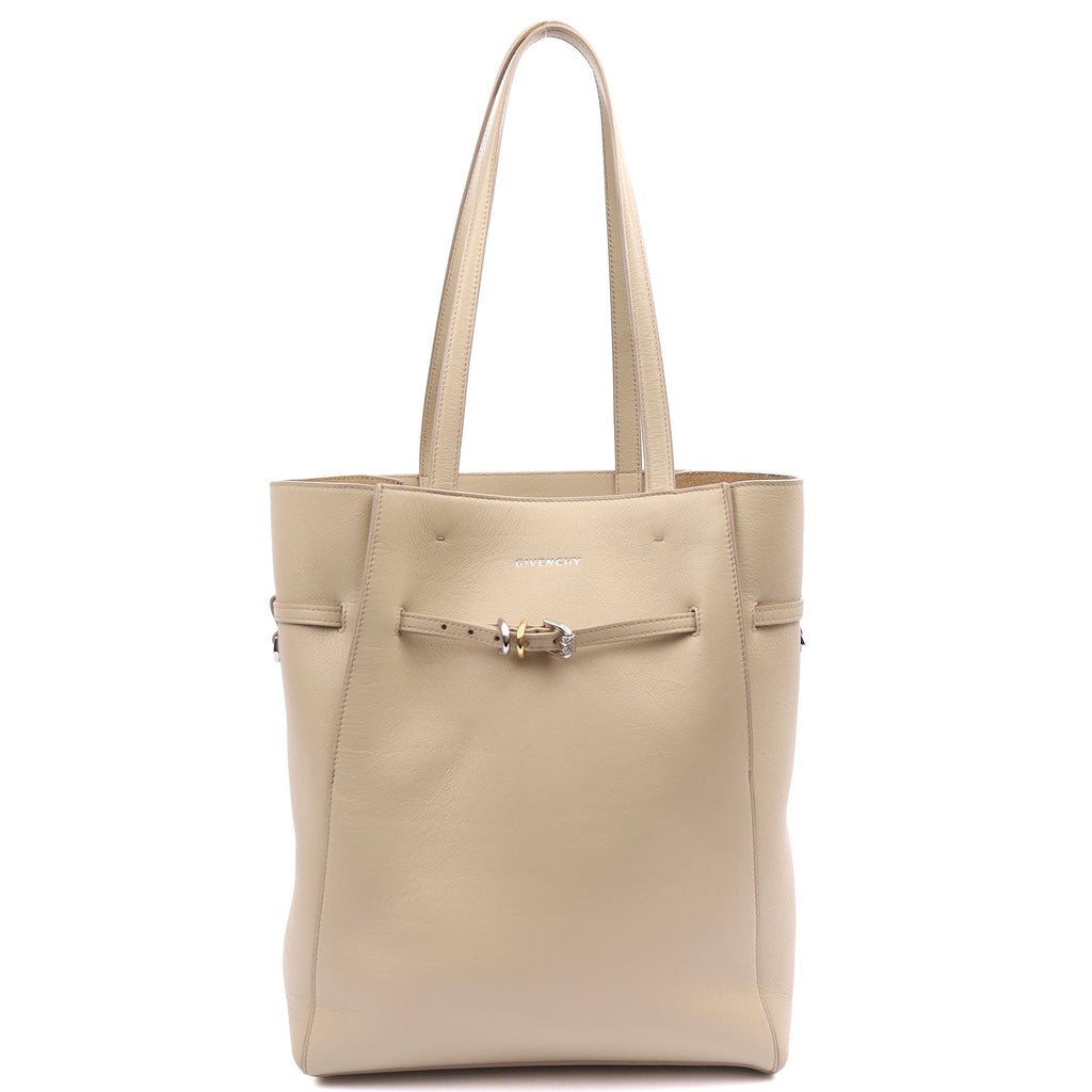 Givenchy Tote Voyou - Mini in Neutral, Leather — Front View