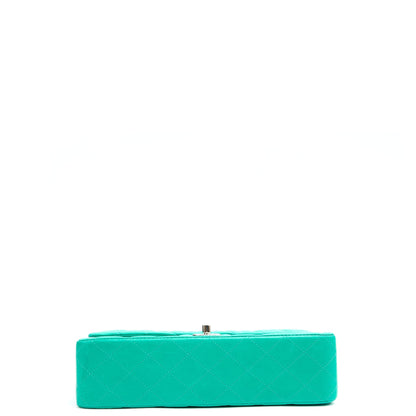 Chanel Shoulder Bag Classic Double Flap - Medium in Blue, Lambskin Leather — Alternate View 11