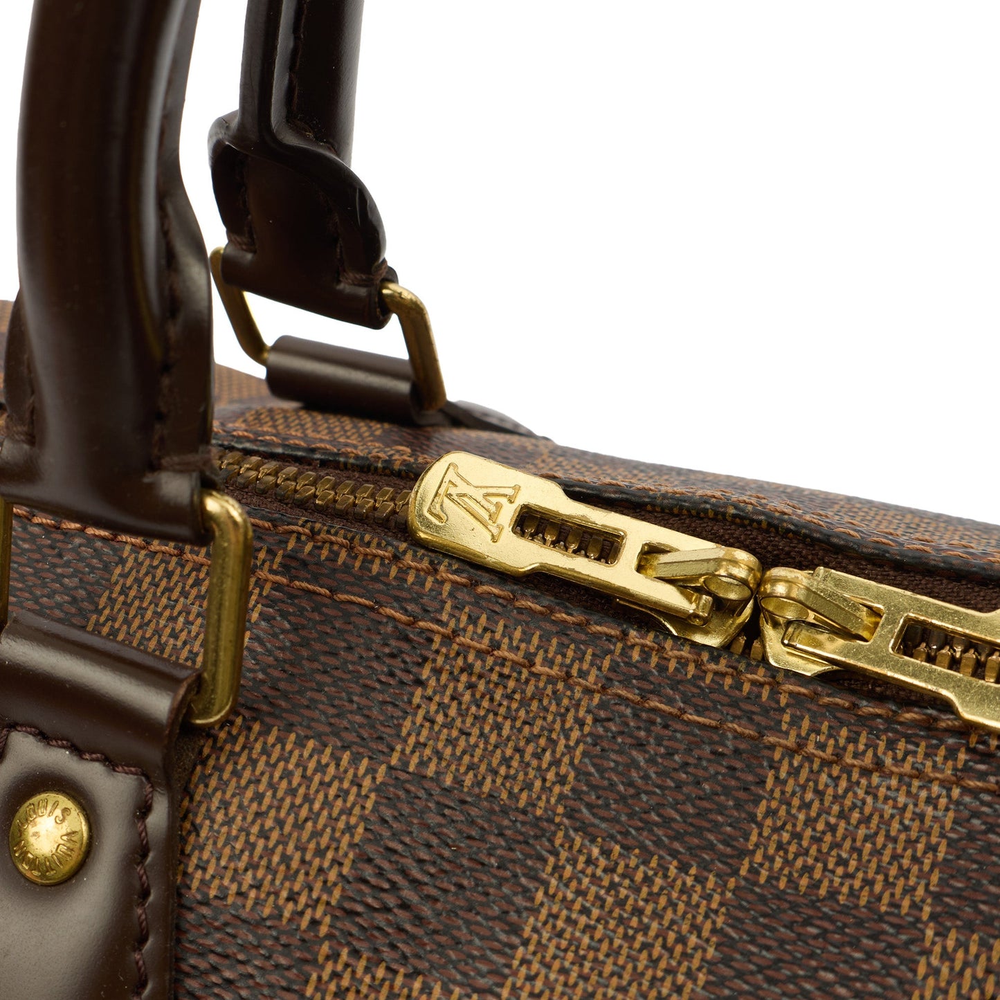 Louis Vuitton Cross Body Speedy Bandouliere 25 in Damier, Canvas — Lifestyle View