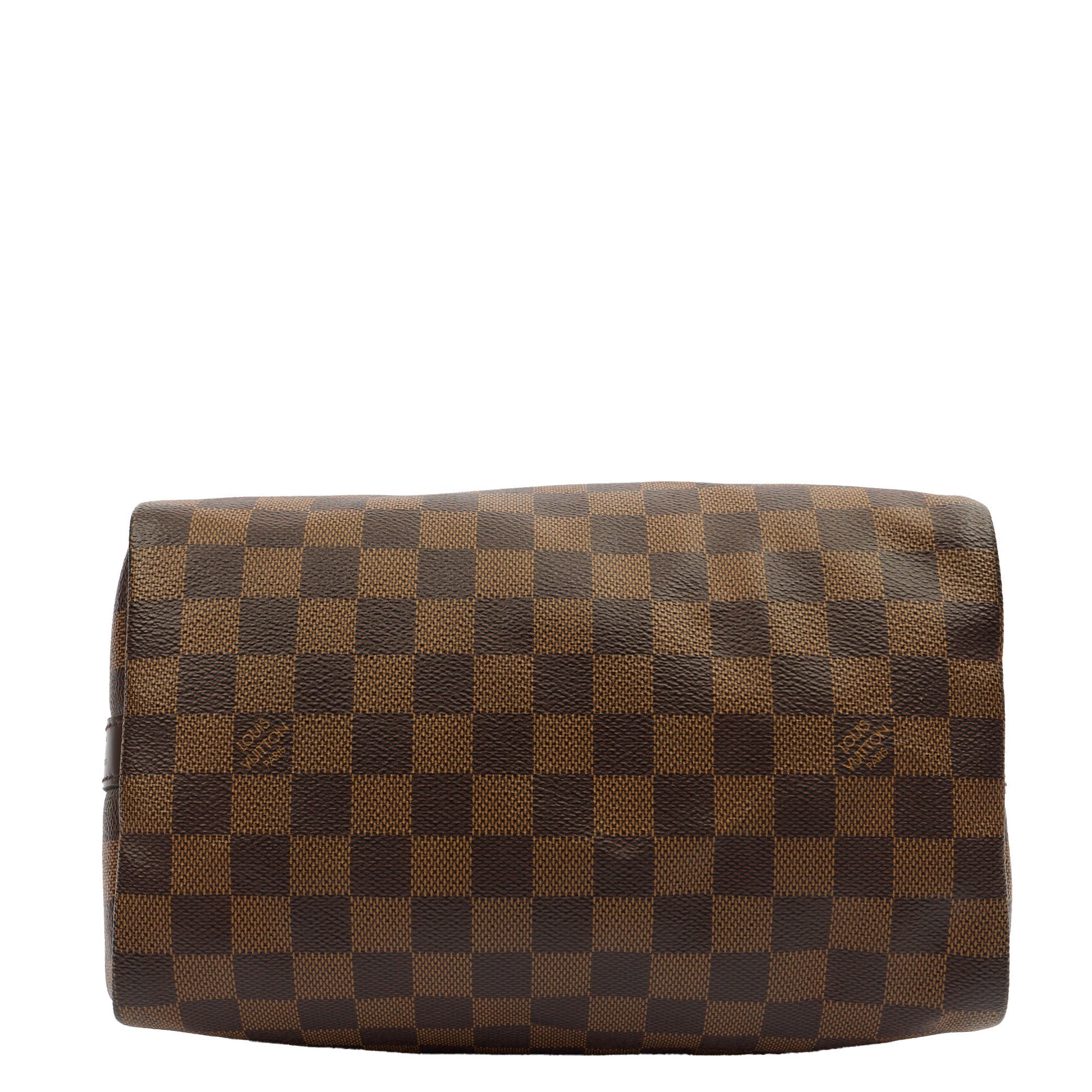 Louis Vuitton Cross Body Speedy Bandouliere 25 in Damier, Canvas — Top View