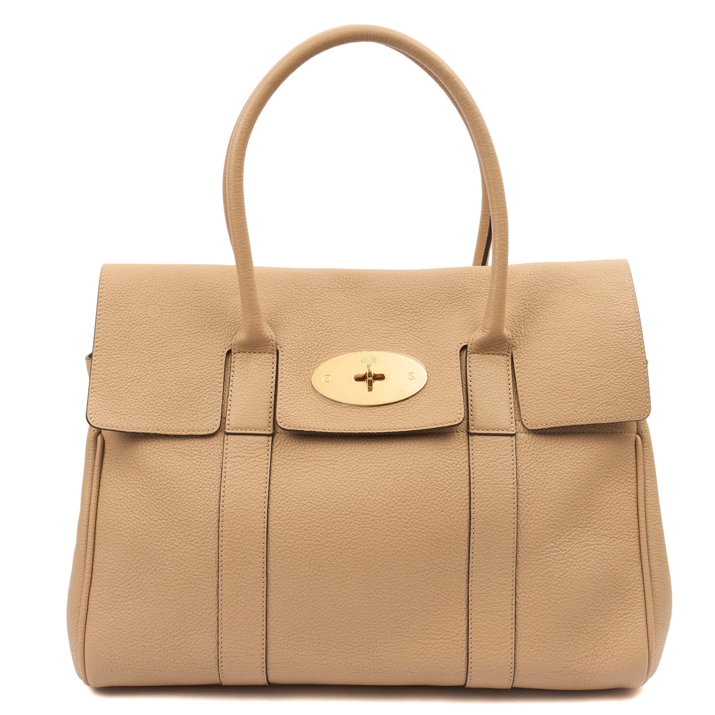 Mulberry Tote Bayswater Heritage in Putty, Leather — Front View