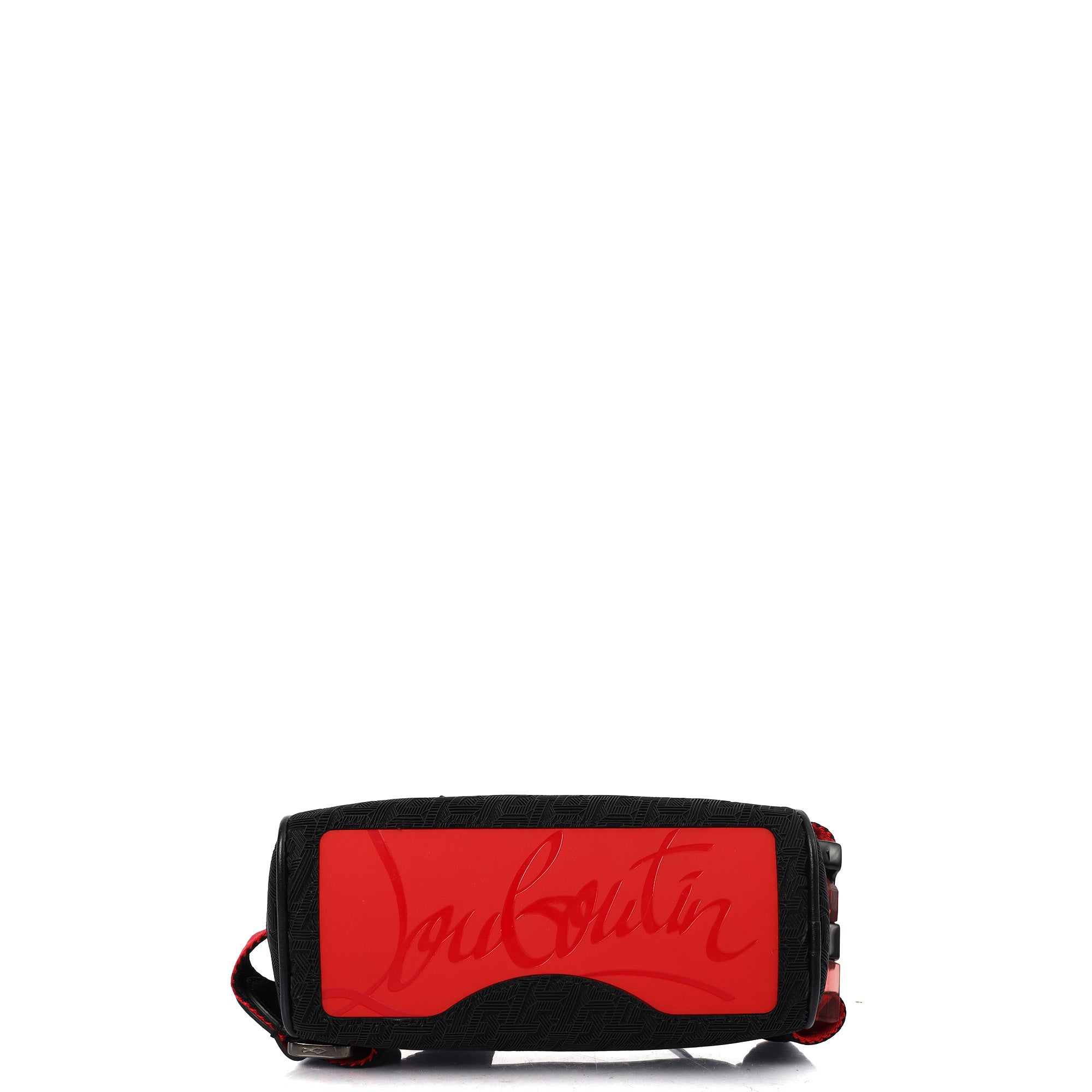 Christian Louboutin Cross Body Blaster Waist Bag in Black, Fabric — Top View