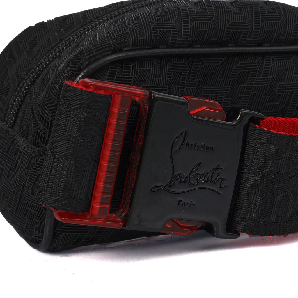 Christian Louboutin Cross Body Blaster Waist Bag in Black, Fabric — Alternate View 9