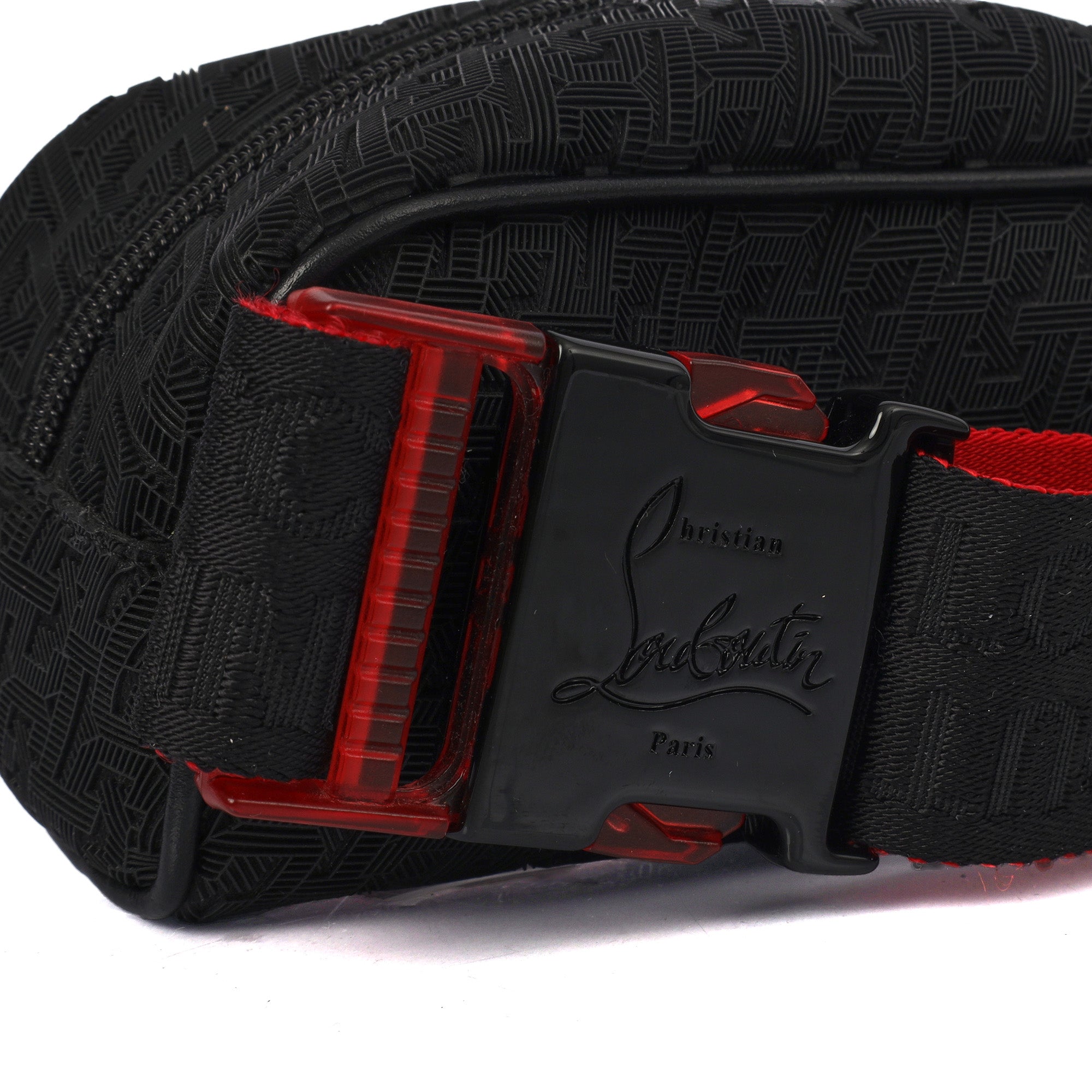 Christian Louboutin Cross Body Blaster Waist Bag in Black, Fabric — Alternate View 9