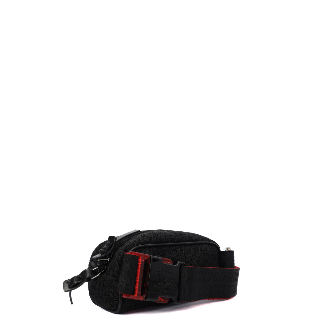 Christian Louboutin Cross Body Blaster Waist Bag in Black, Fabric — Alternate View 13