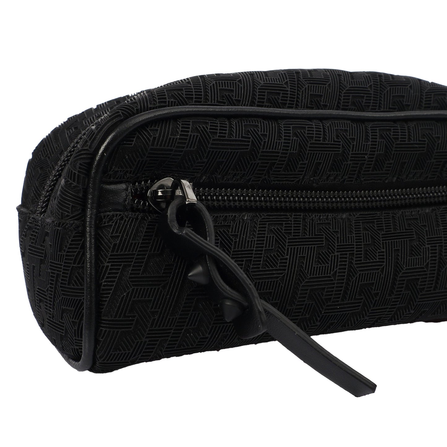 Christian Louboutin Cross Body Blaster Waist Bag in Black, Fabric — Back View