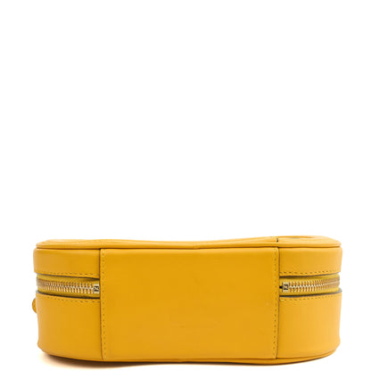 Fendi Cross Body O'clock Swing in Yellow, Leather — Alternate View 10