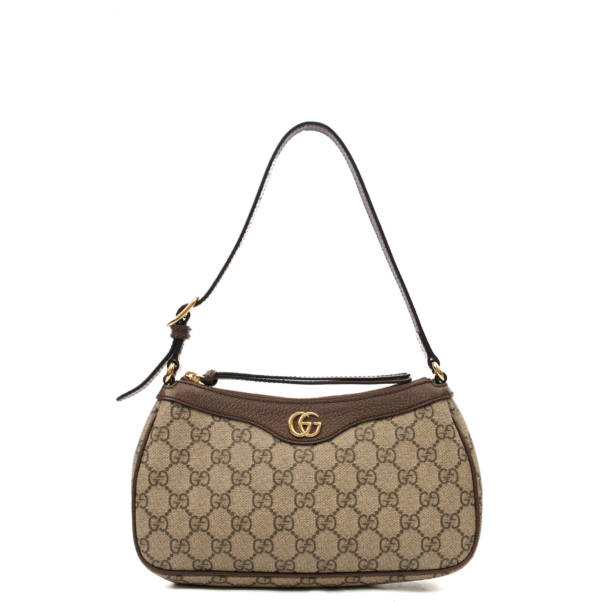 Gucci Shoulder Bag Aphrodite Shoulder Bag - Small in GG Supreme, Leather — Front View