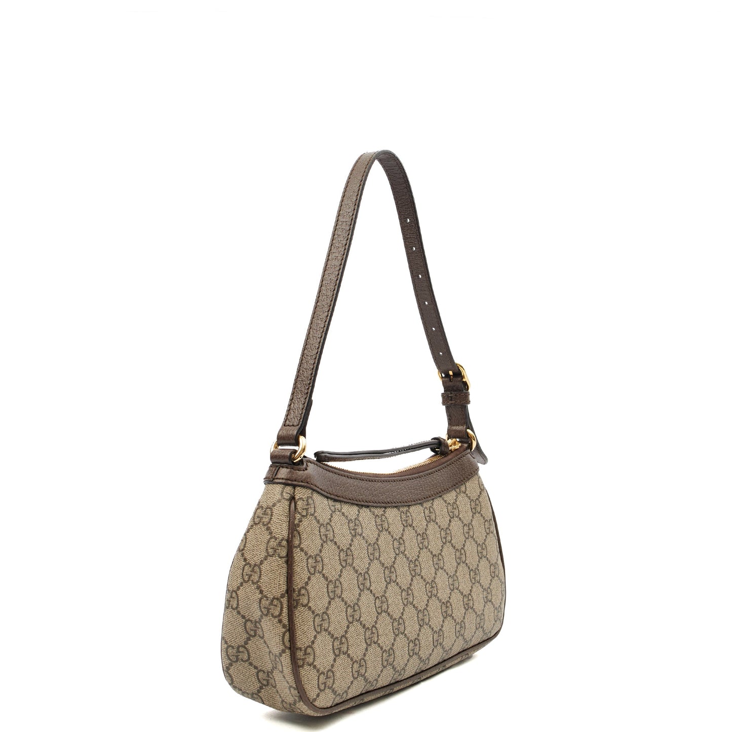 Gucci Shoulder Bag Aphrodite Shoulder Bag - Small in GG Supreme, Leather — Side View