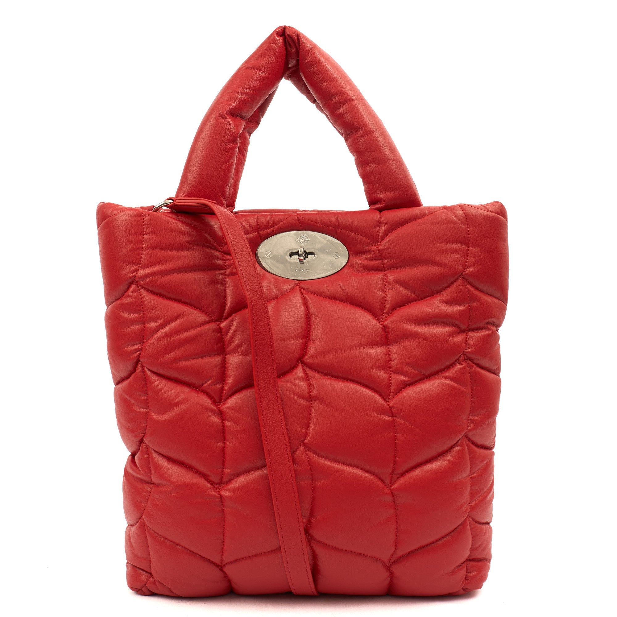 Mulberry Tote Big Softie in Lancaster Red, Leather — Front View