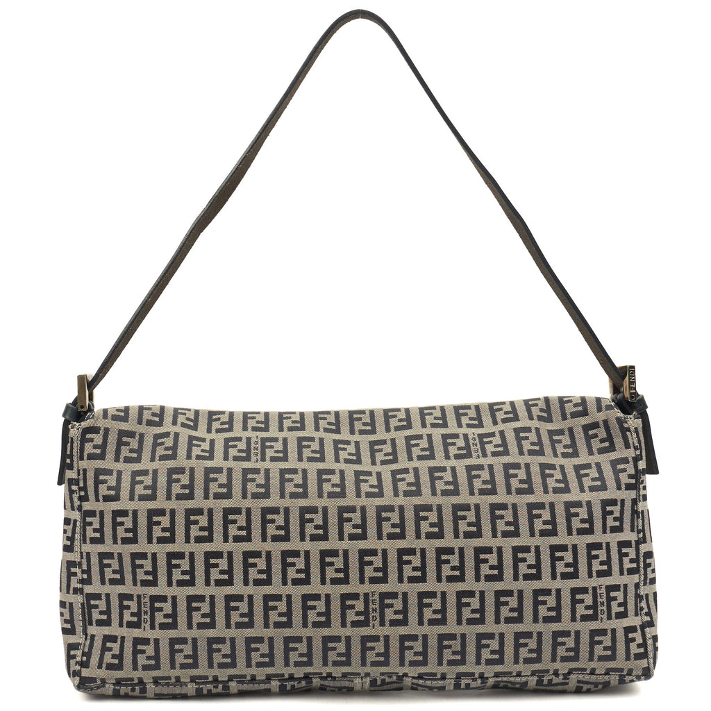 Fendi Shoulder Bag Vintage Zucca Shoulder Bag in Zucca FF, Canvas — Alternate View 11