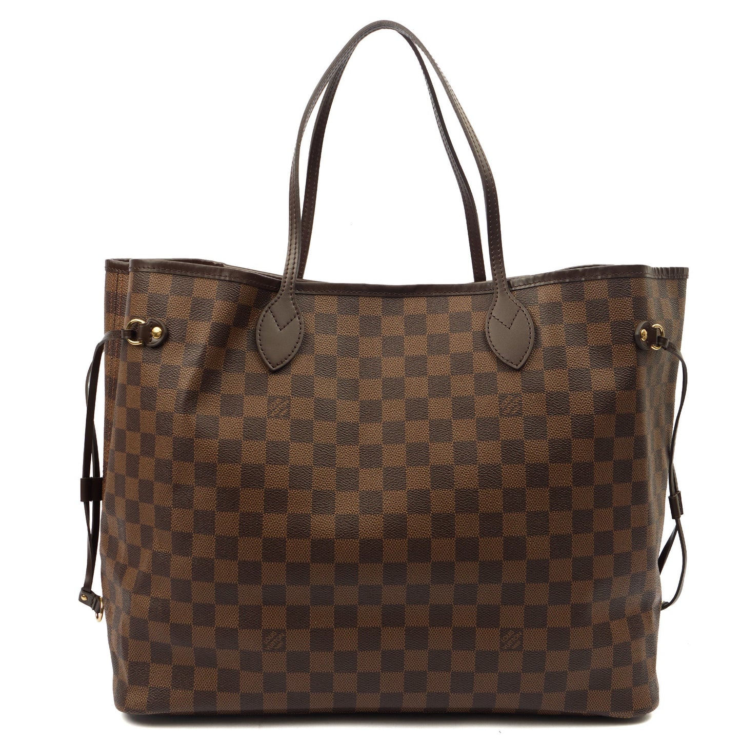Louis Vuitton Tote Neverfull GM in Damier, Canvas — Back View