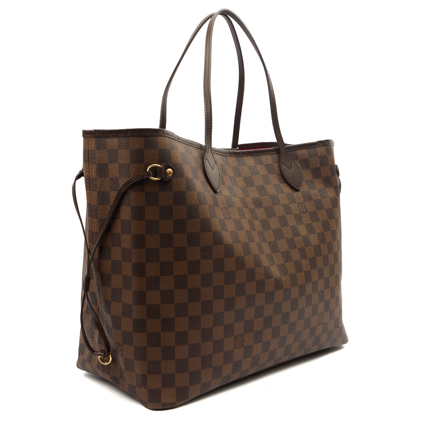 Louis Vuitton Tote Neverfull GM in Damier, Canvas — Side View