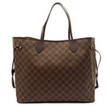 Louis Vuitton Tote Neverfull GM in Damier, Canvas — Front View