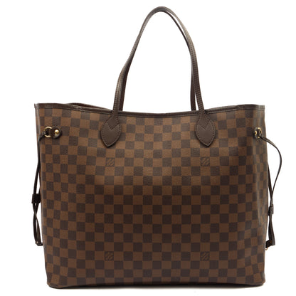Louis Vuitton Tote Neverfull GM in Damier, Canvas — Front View