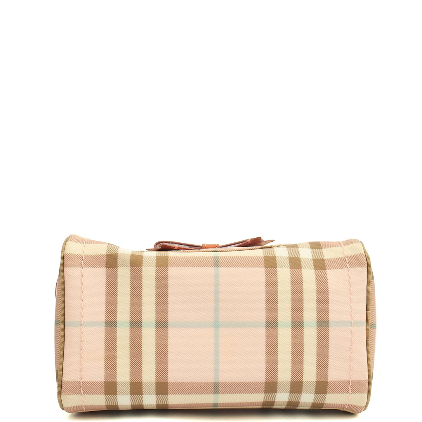 Burberry Top Handle Shoulder Bag in Pink, Leather — Top View