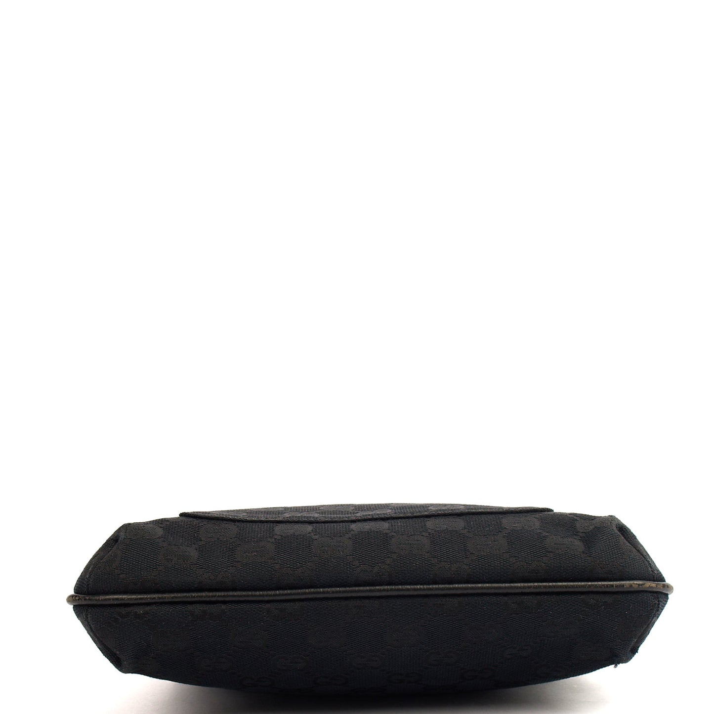 Gucci Cross Body Messenger in Black, Fabric — Detail View