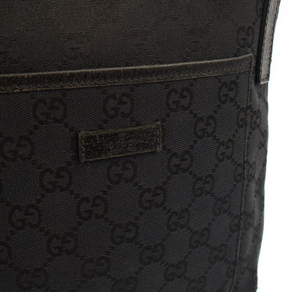 Gucci Cross Body Messenger in Black, Fabric — Side View