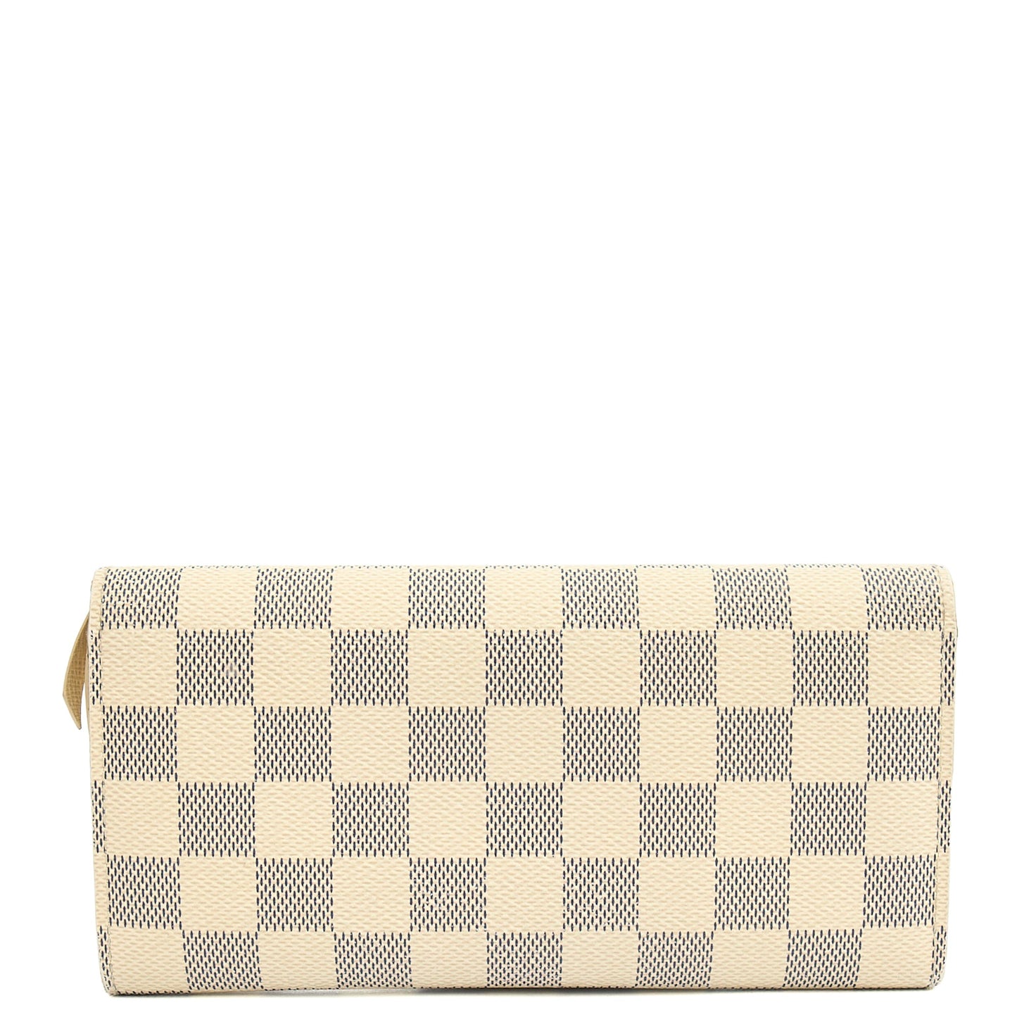 Louis Vuitton Purse Emilie Wallet in Damier Azur, Canvas — Back View