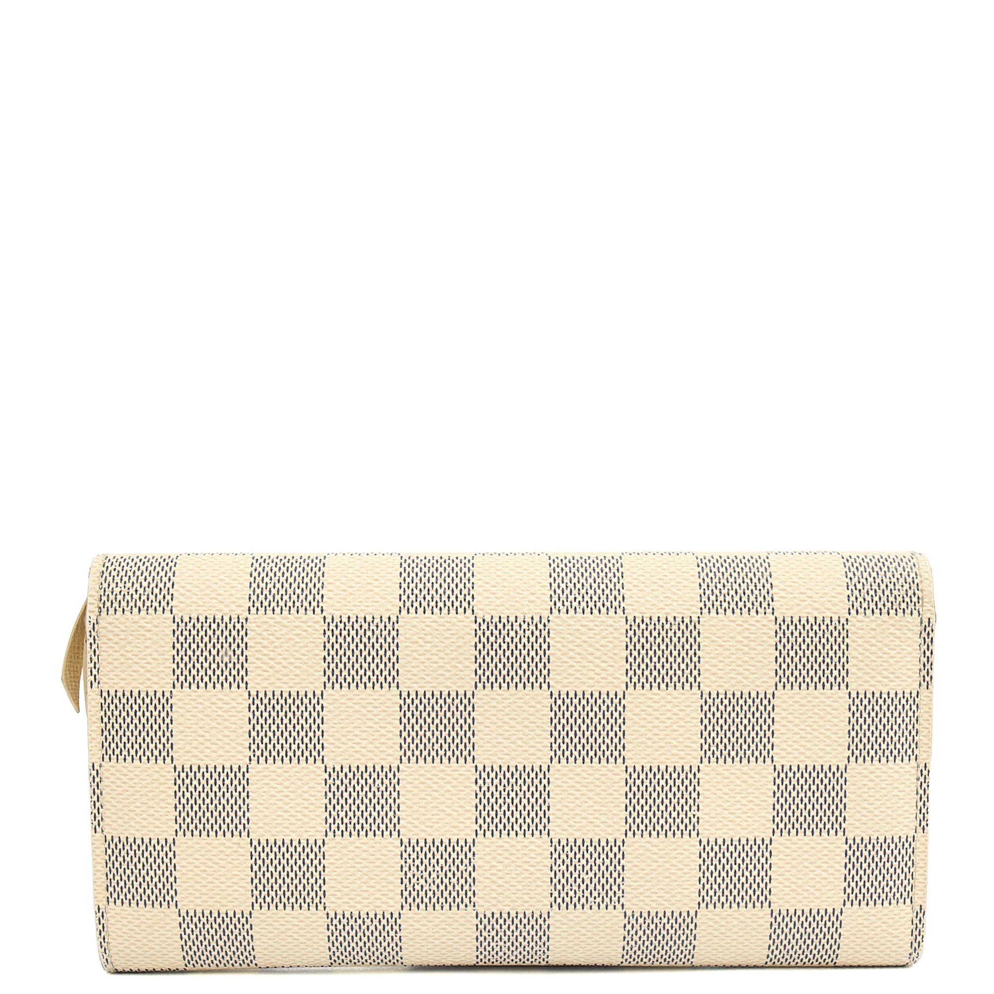 Louis Vuitton Purse Emilie Wallet in Damier Azur, Canvas — Back View