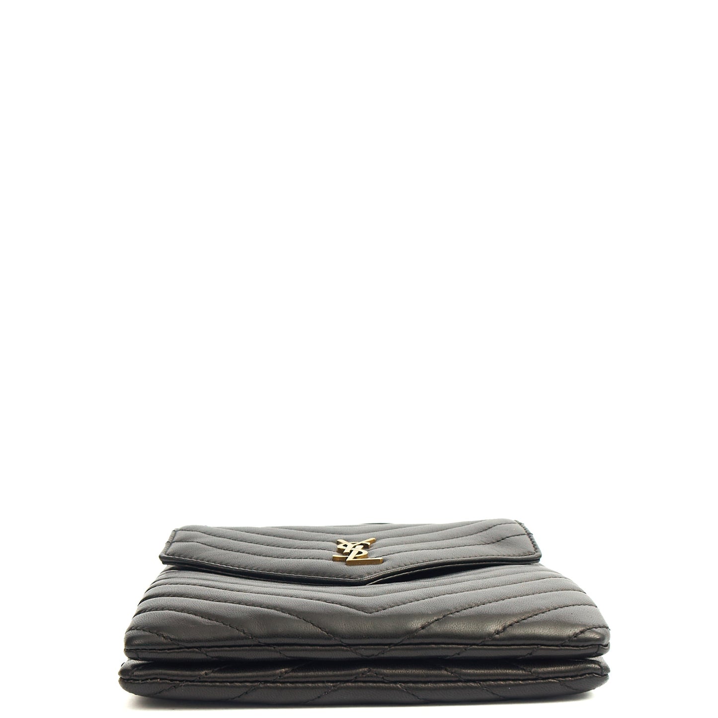 Saint Laurent Cross Body Crossbody in Black, Calfskin Leather — Alternate View 10