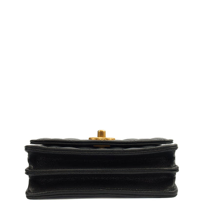 Chanel Cross Body Wallet on Chain in Black, Caviar Leather — Alternate View 11