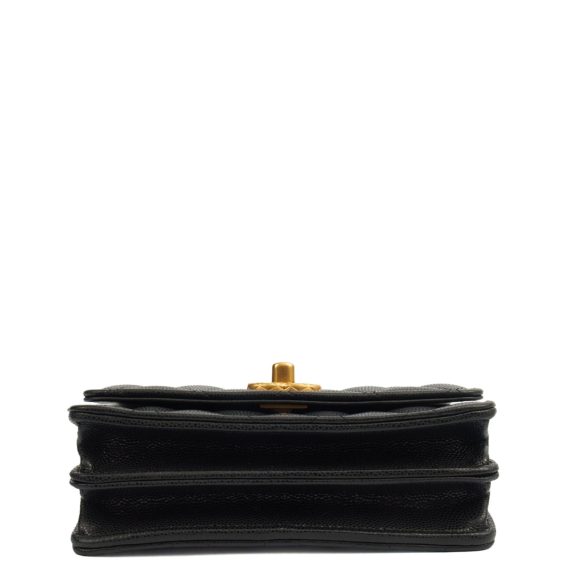 Chanel Cross Body Wallet on Chain in Black, Caviar Leather — Alternate View 22
