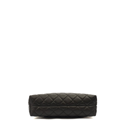 Chanel Tote Tote in Black, Lambskin Leather — Detail View