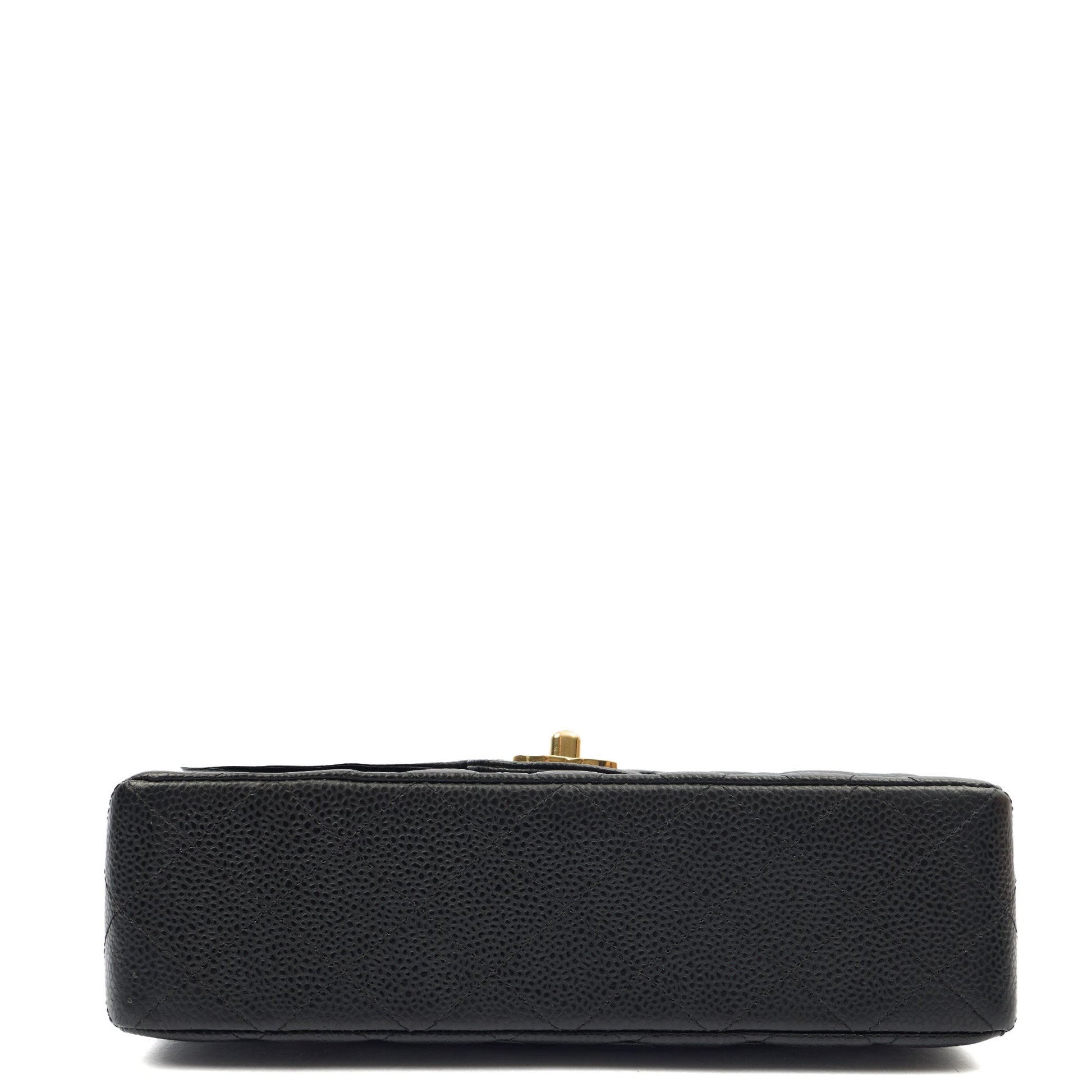 Chanel Cross Body Classic Double Flap - Medium in Black, Caviar Leather — Alternate View 24