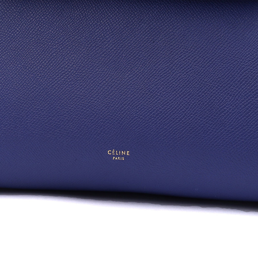Celine Tote Belt Bag Small in Blue, Box Calfskin — Lifestyle View