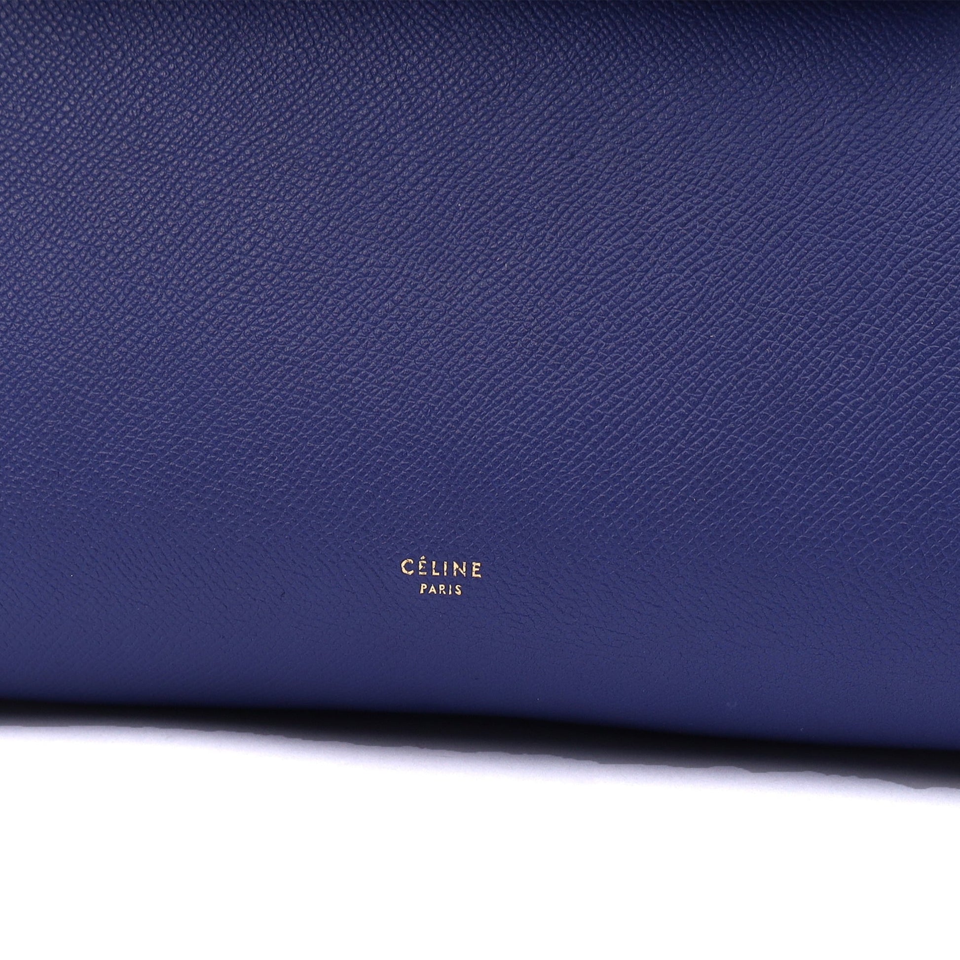 Celine Tote Belt Bag Small in Blue, Box Calfskin — Alternate View 12