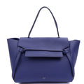 Celine Tote Belt Bag Small in Blue, Box Calfskin — Front View