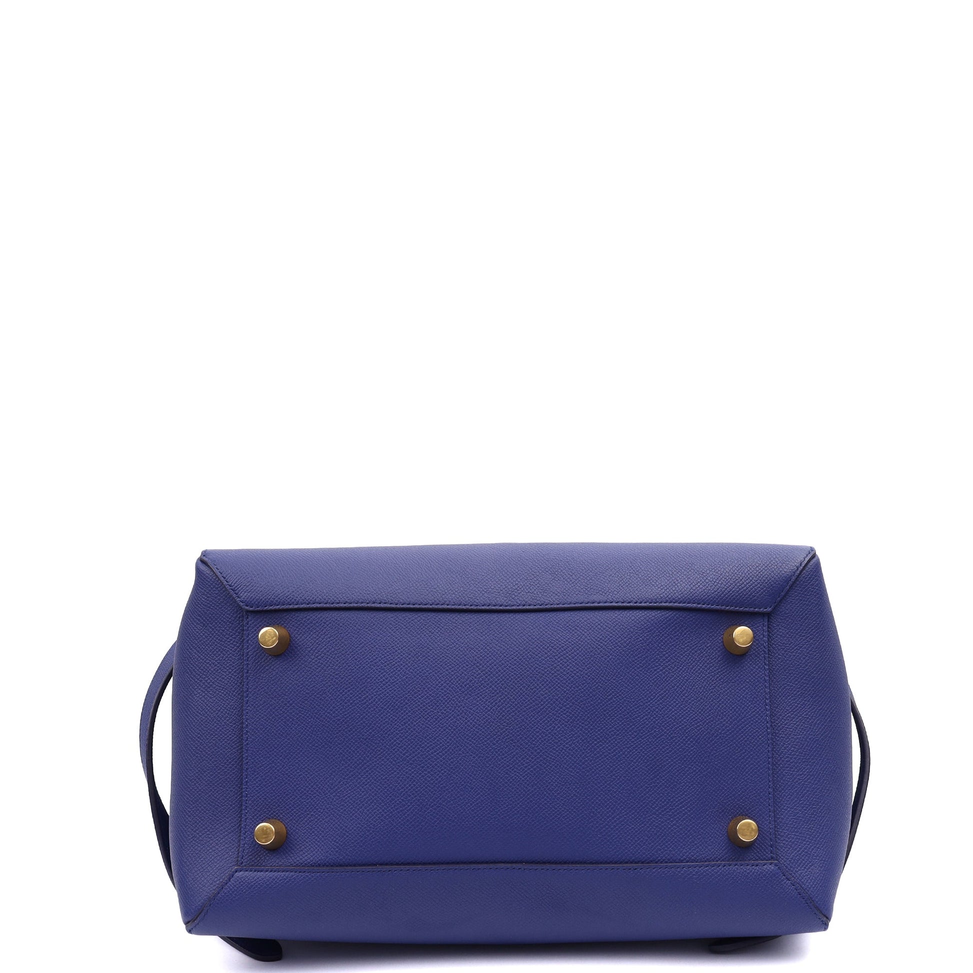 Celine Tote Belt Bag Small in Blue, Box Calfskin — Alternate View 10